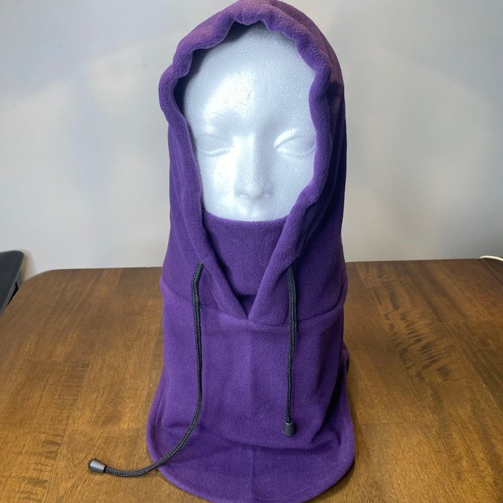 24. Purple Face Mask Winter Hat Winter Mask Balaclava Face Mask